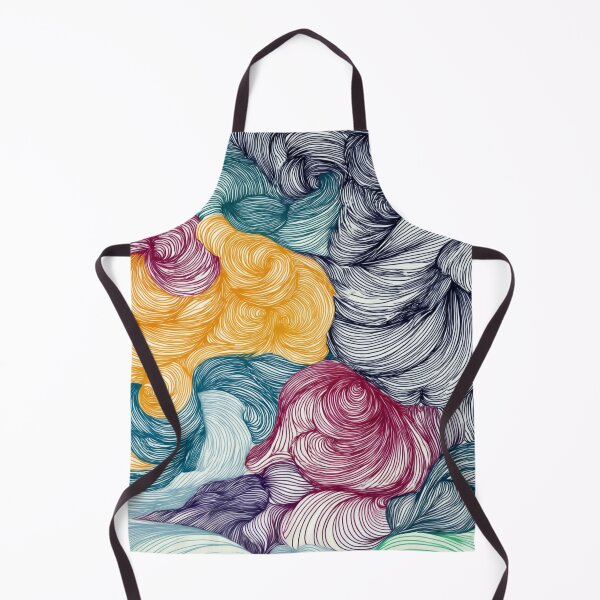 Item preview, Chromatic Swirls - Abstract Line Art Harmony designed and sold by djovan.