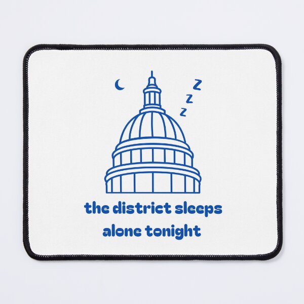 Item preview, The District Sleeps Alone Tonight designed and sold by rafihoppi.