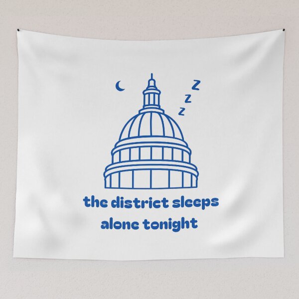 Item preview, The District Sleeps Alone Tonight designed and sold by rafihoppi.