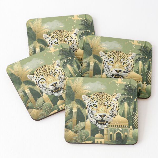 Item preview, Elegant Gold Tropical Jungle Pattern | Botanical Palm Leaves Design designed and sold by Sugar Wisdom .