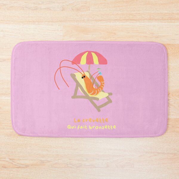 Item preview, The sunbathing shrimp - Frenchie designed and sold by petiteToulon.