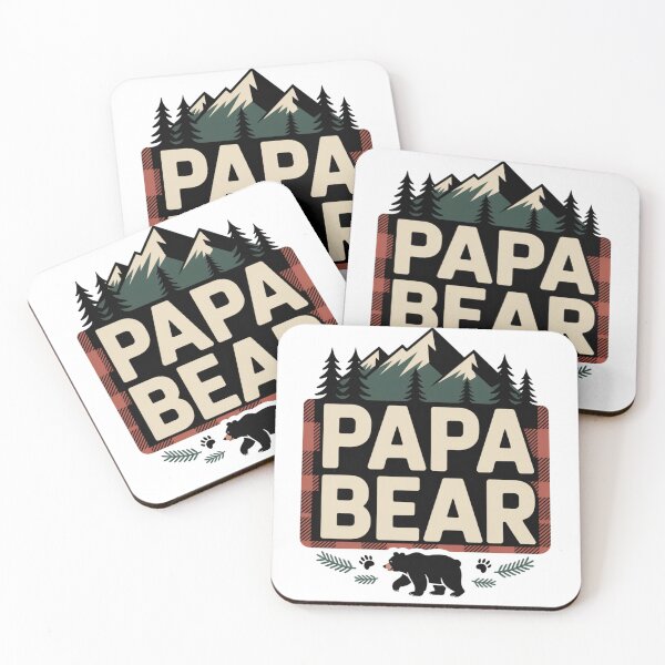 Item preview, Papa Bear Wilderness Pride with Mountain Strength designed and sold by Taans-Creation.