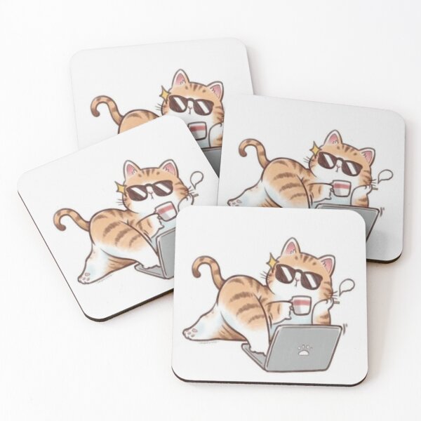 Item preview, handmade working busy stylish cat drawing designed and sold by NivyasArtistry.