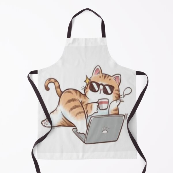 Item preview, handmade working busy stylish cat drawing designed and sold by NivyasArtistry.