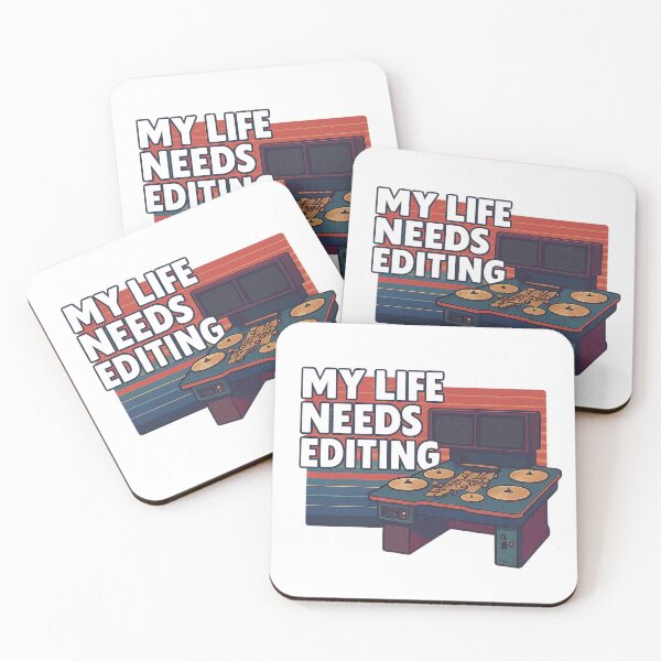 Item preview, My Life Needs Editing designed and sold by acupofcoffy.