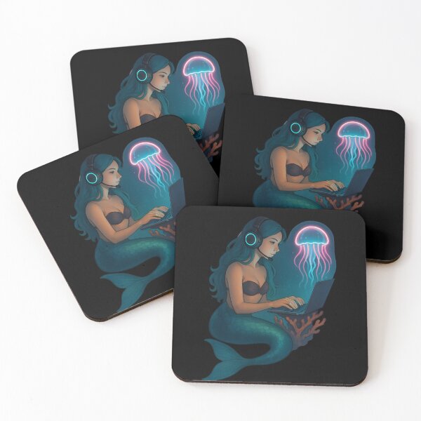 Item preview, Streaming Siren  Sea-Live Influencer Aquatic Feed designed and sold by Shoot-The-Moon.