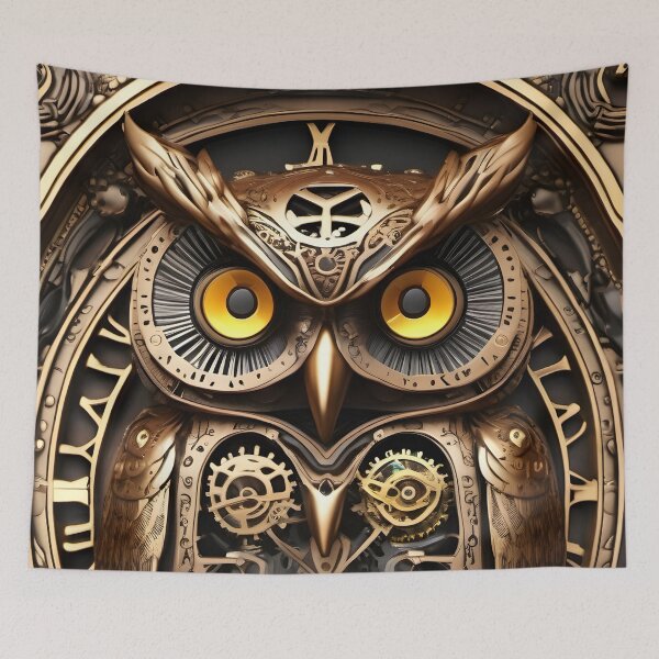 Item preview, Clockwork Owl designed and sold by StudioIXI.
