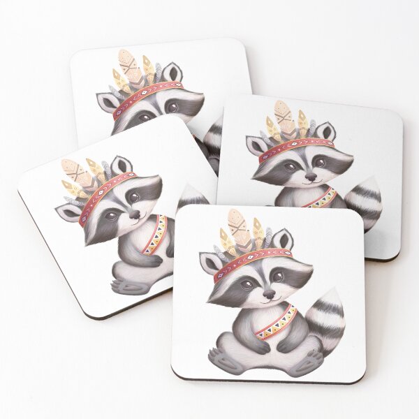 Item preview,     The Indian raccoon designed and sold by tigerda.