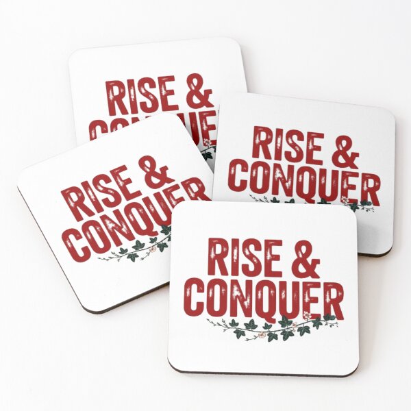 Item preview, Rise & Conquer – Bold Motivational Quote with Grit and Gothic Aesthetic designed and sold by GemBob Creations.