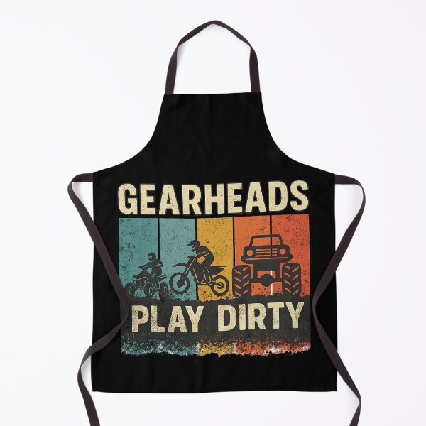 Item preview, Gear Heads Play Dirty Funny Dirt Racing 4x4 ATV Dirt Bike Motocross Mud Truck Off Road designed and sold by CarantinedChaos.
