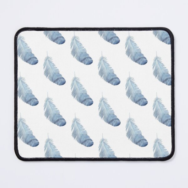 Item preview, Blue feather study designed and sold by LisaLeQuelenec.