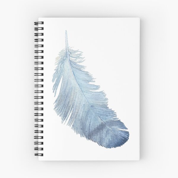 Item preview,  Blue feather study designed and sold by LisaLeQuelenec.