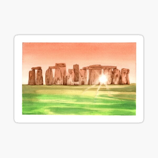 Stonehenge Summer Solstice Sticker