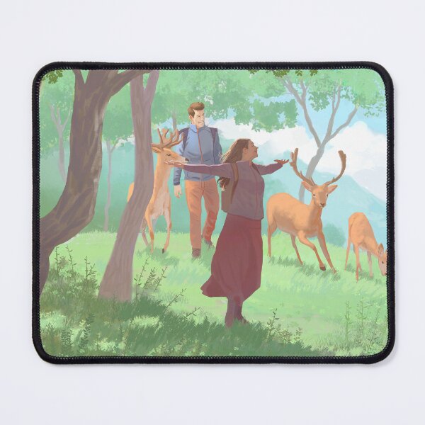 Item preview, walking with deers designed and sold by paradisetoons.