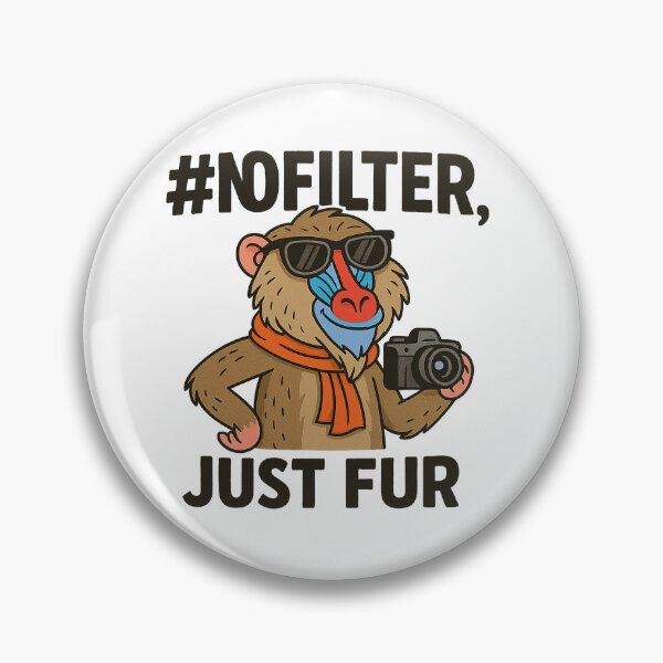 Item preview, #NOFILTER, JUST FUR – Baboon Influencer designed and sold by SpectrumCreations.
