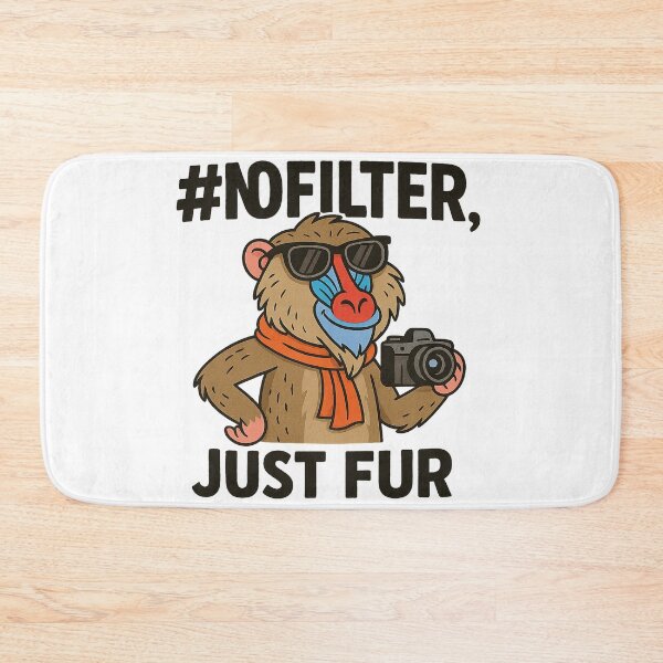 Item preview, #NOFILTER, JUST FUR – Baboon Influencer designed and sold by SpectrumCreations.