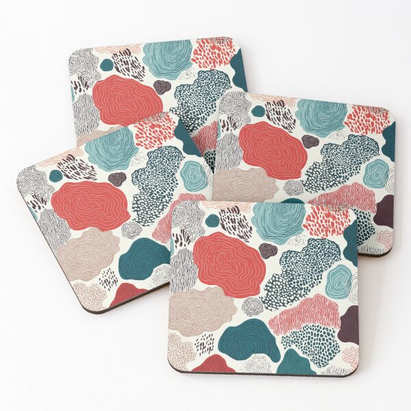Item preview, Organic Abstract Forms - Textured Earth Tones designed and sold by djovan.