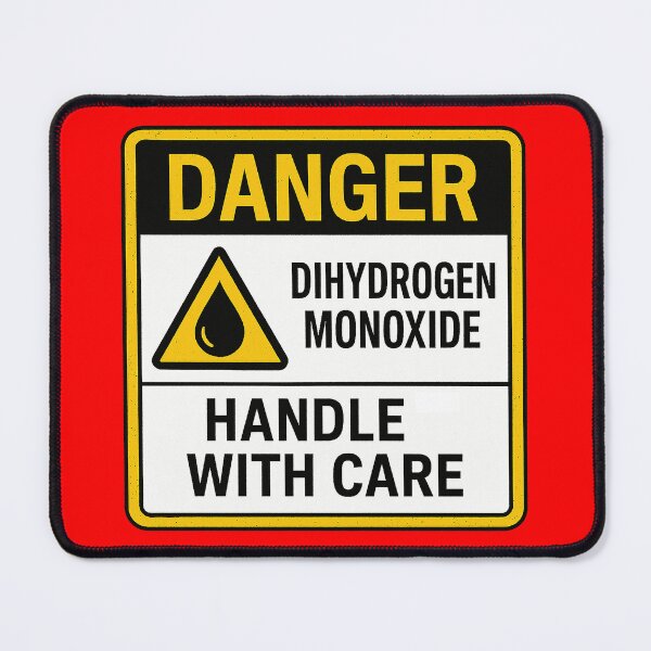 Item preview, Dihydrogen Monoxide Hazard Humor Sign designed and sold by zzz888.