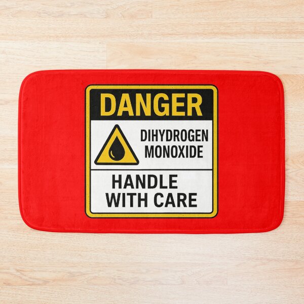 Item preview, Dihydrogen Monoxide Hazard Humor Sign designed and sold by zzz888.