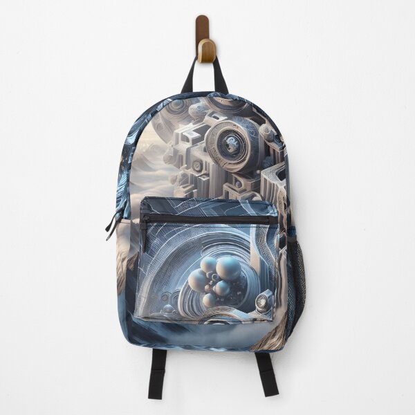 Item preview, Futuristic Geometric Cityscape Floating in Clouds designed and sold by StudioIXI.