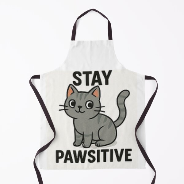 Item preview, Stay Pawsitive Motivational Cat Saying designed and sold by SmashingDeals.