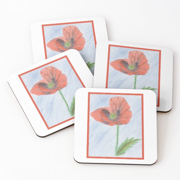 Item preview, Red Poppy flower designed and sold by Goods4SaleNow.