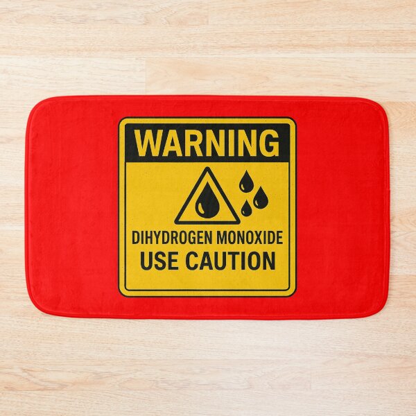 Item preview, Dihydrogen Monoxide Use Caution Warning Sign designed and sold by zzz888.