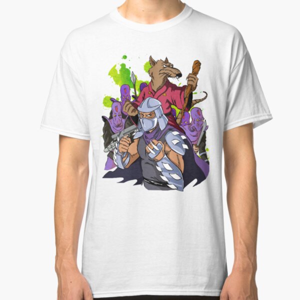 Master Splinter, Shredder, and Foot Soldiers Classic T-Shirt