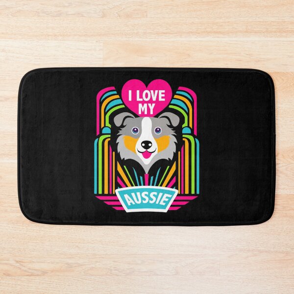 Item preview, I Love My Aussie Australian Shepherd designed and sold by AntiqueImages.