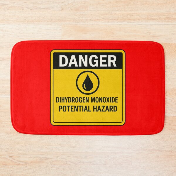 Item preview, Dihydrogen Monoxide Potential Hazard Humor Sign designed and sold by zzz888.