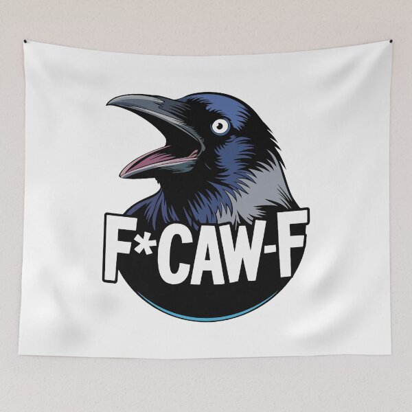 Item preview, F*CAW-F! designed and sold by Angry Swan Designs.