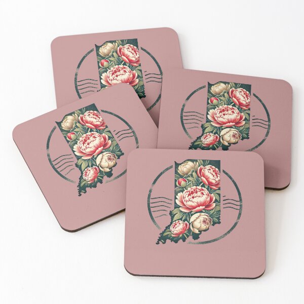 Item preview, Indiana Peonies Post designed and sold by FrictionMaxxing.