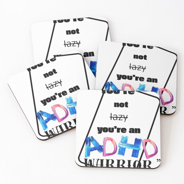 Item preview, You are not lazy you are an ADHD warrior  designed and sold by Nyroo.