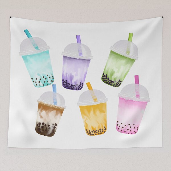 Item preview, Colorful Bubble Boba Teas designed and sold by daphsam.