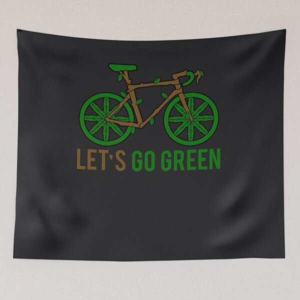 Item preview, Let's Go Green Bicycle designed and sold by melsens.