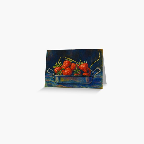 Item preview, Strawberries in Fauvist Style  designed and sold by Pacika.