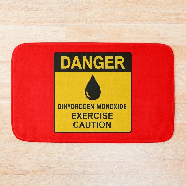 Item preview, Dihydrogen Monoxide Exercise Caution Humorous Sign designed and sold by zzz888.