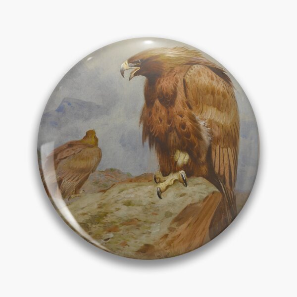 Item preview, Pair of Golden Eagles by Archibald Thorburn designed and sold by Amanda1775.