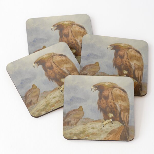 Item preview, Pair of Golden Eagles by Archibald Thorburn designed and sold by Amanda1775.