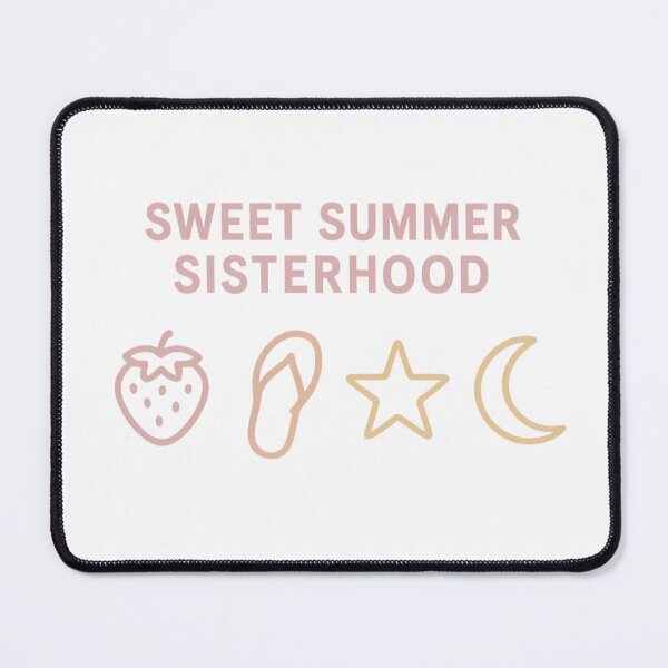 Item preview, Sweet Summer Sisterhood – Pastel Icon Row Design designed and sold by summer-loving.