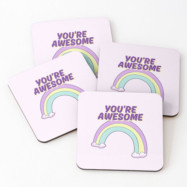 Item preview, You're Awesome Rainbow Cheer designed and sold by Paper Hearteu.