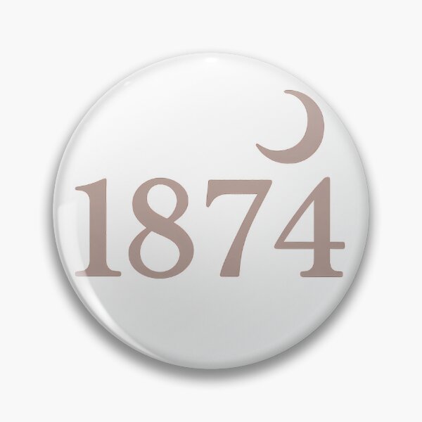 Item preview, 1874 Crescent Moon – Gamma Phi Beta Inspired Founding Year Art designed and sold by summer-loving.