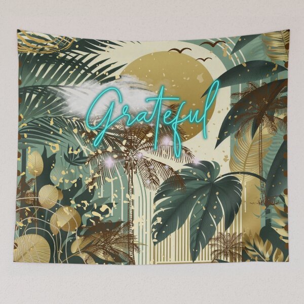 Item preview, Elegant Gold Tropical Jungle Pattern | Botanical Palm Leaves Design designed and sold by Sugar Wisdom .