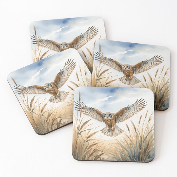 Item preview, Kestrel Hovering Over Sunlit Summer Grass designed and sold by WaterBirdArt.
