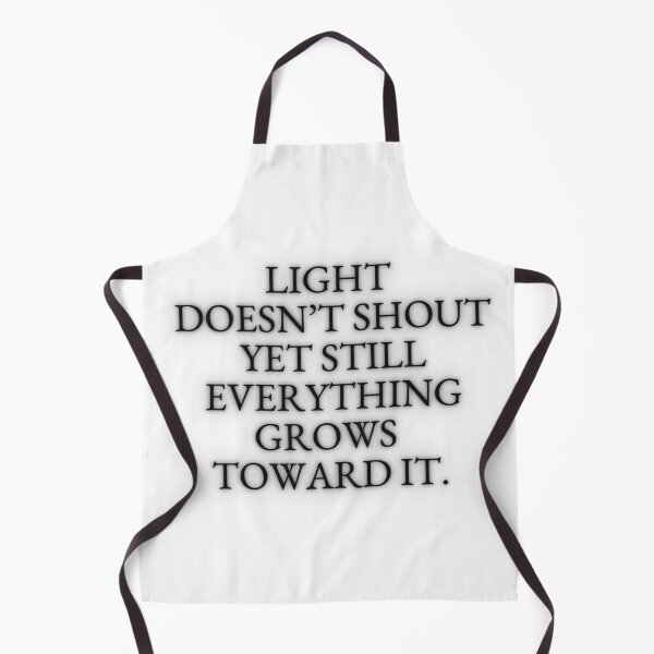 Item preview, Philosophical Message: Light Doesn’t Shout designed and sold by Icelander1.