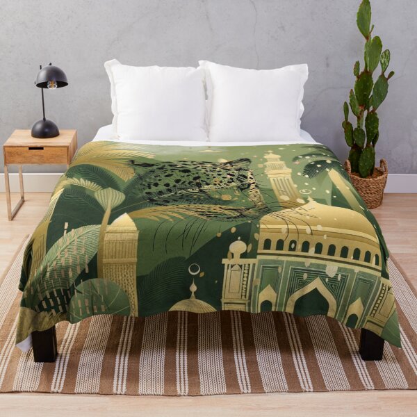 Item preview, Elegant Gold Tropical Jungle Pattern | Botanical Palm Leaves Design designed and sold by Sugar Wisdom .