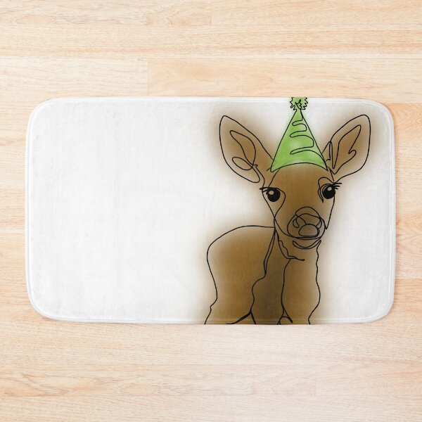 Item preview, Danielle the Festive Deer in a green Party Hat – animalzinhats designed and sold by Ashley’sAnimalz.