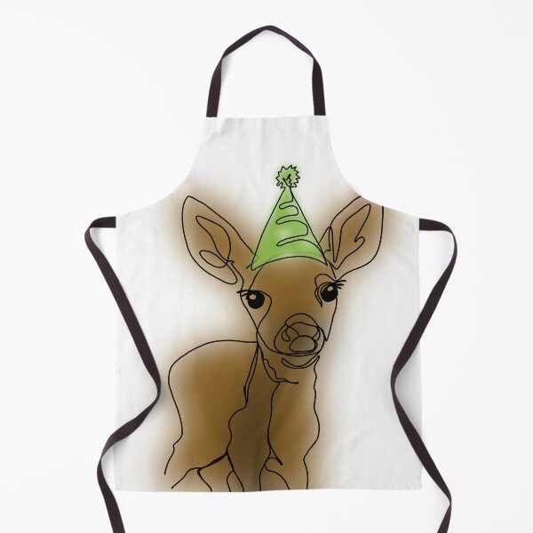 Item preview, Danielle the Festive Deer in a green Party Hat – animalzinhats designed and sold by Ashley’sAnimalz.
