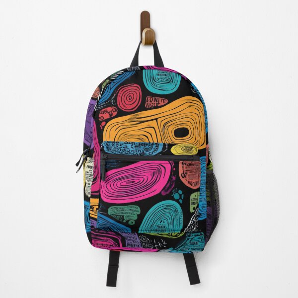 Item preview, Neon Glyphs & Swirls - Vibrant Abstract Textures designed and sold by djovan.