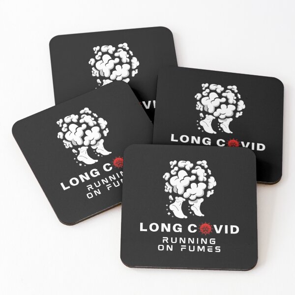 Item preview, LONG COVID - RUNNING ON FUMES WITH TWO LEFT FEET! designed and sold by MPC-Mince-Pies.